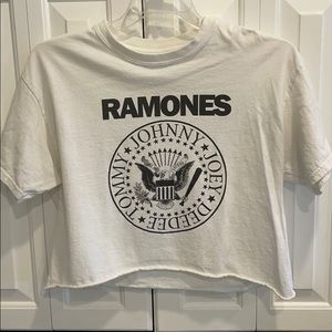 White Ramones Short Sleeve Tee